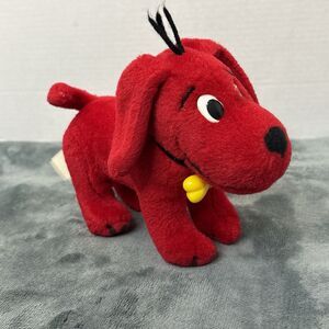 SCHOLASTIC 2000 Vintage Clifford Big Red Dog 10” Long Plush Toy Great Condition